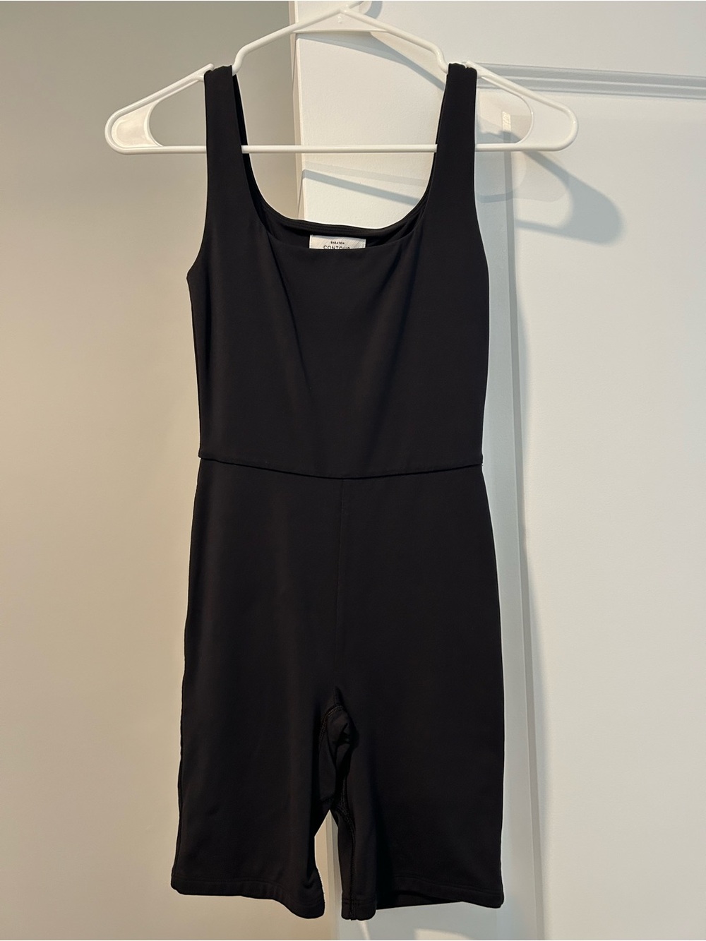 Aritzia Babaton Contour Square Neck Biker Short Bodysuit